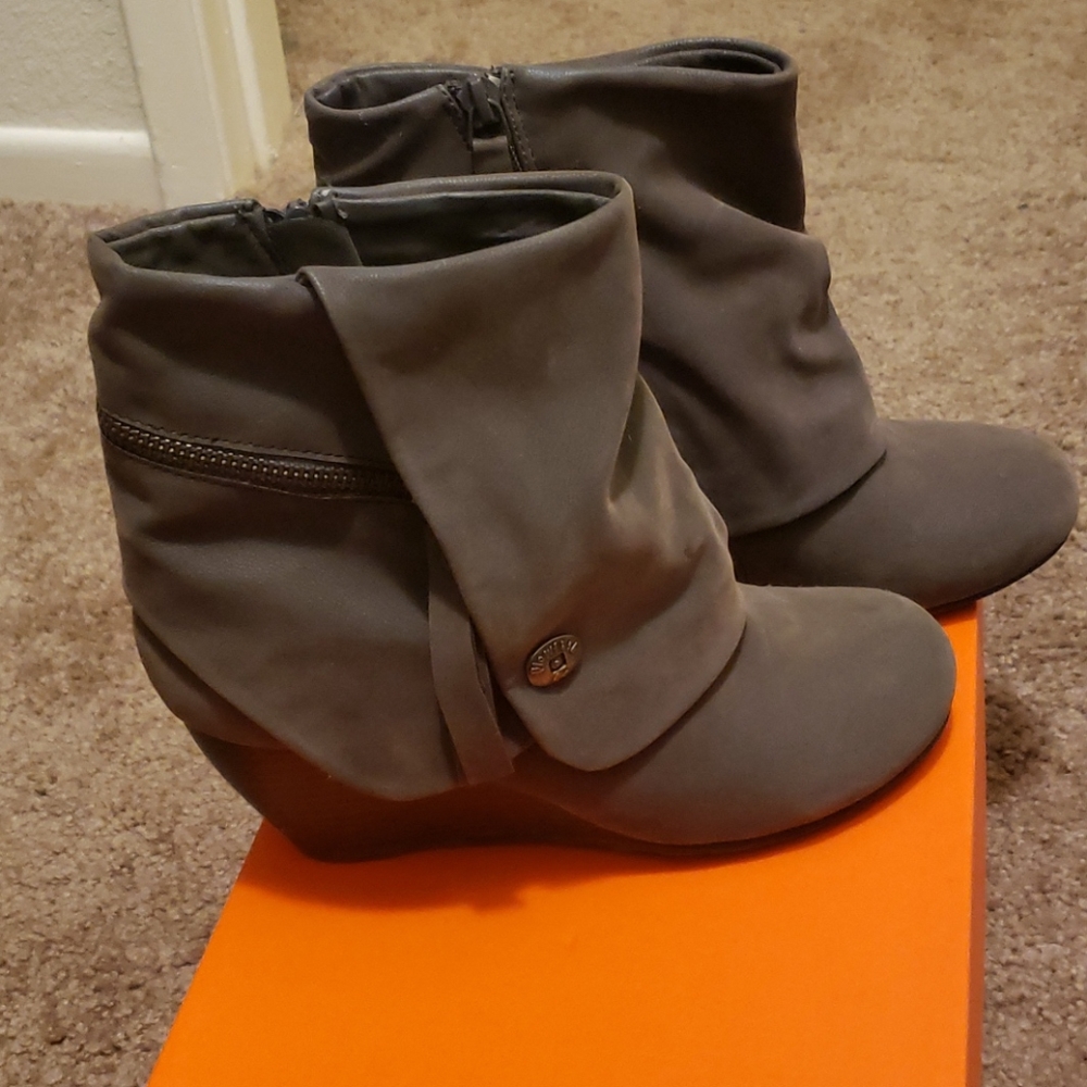 Blowfish wedge booties